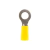 10 cosses rondes diamètre 6mm - Jaune - Zenitech