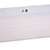 2 coulisses galet pour tiroir Diall beige L.450 mm