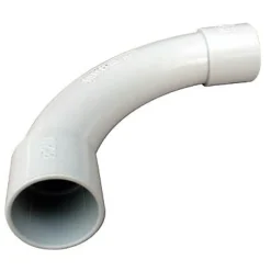 2 courbes de raccordement Diall gris ø20 mm