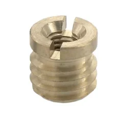 4 écrous cuvettes Laiton L, 12 mm x l. 12 mm