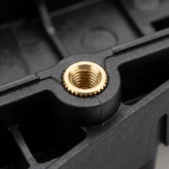 4 écrous inserts Laiton M4 ø5 mm x L. 9 mm