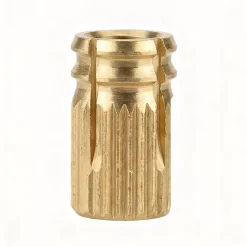 4 écrous inserts Laiton M4 ø5 mm x L. 9 mm