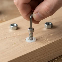 4 écrous inserts Plastique ø8 mm x L. 8 mm