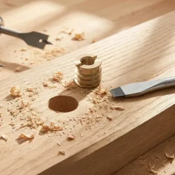 4 écrous Laiton ø12 mm x L, 17 mm Diall