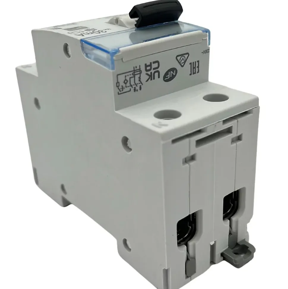 411002 Disjoncteur Différentiel 16a - 30ma - Type Ac - 1p+n - 2 Modules - Neutre à Droite - Auxiliarisable - Legrand