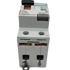 411002 Disjoncteur Différentiel 16a - 30ma - Type Ac - 1p+n - 2 Modules - Neutre à Droite - Auxiliarisable - Legrand