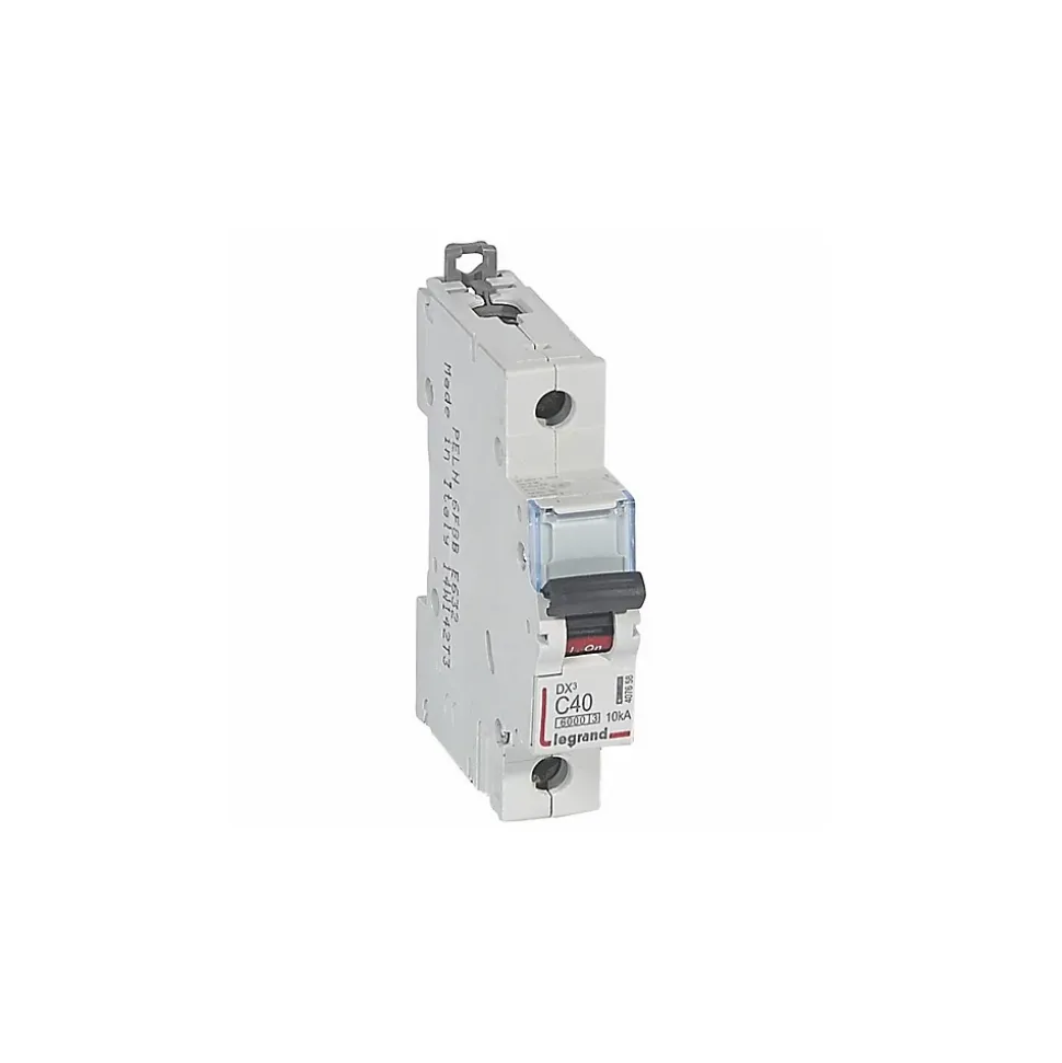 407658 Disjoncteur Unipolaire 40a - 1p Courbe C - 6/10ka - à Vis - Legrand Dx3
