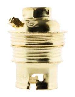 3 douilles B22 acier laitonné Zenitech
