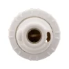 3 douilles B22 en nylon avec 1 bague - Blanc - Zenitech