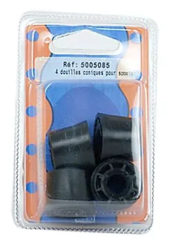 4 douilles coniques axe lisse Bar plus