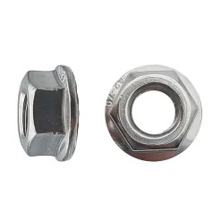 200 Ecrous à Embase Crantée M6 mm - DIN 6923 - Inox A2 - D-Work