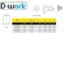 200 Ecrous à Sertir Borgnes Tête Plate GOFIX M6 x 20.5 mm - Acier - D-Work