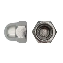 200 Ecrous Borgnes M3 mm - DIN 1587 - Inox A4 - D-Work