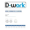 100 Ecrous Borgnes M12 mm - DIN 1587 - Polyamide - D-Work