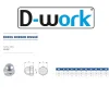 50 Ecrous Borgnes M16 mm - DIN 1587 - Zingué blanc - D-Work