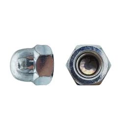 50 Ecrous Borgnes M16 mm - DIN 1587 - Zingué blanc - D-Work