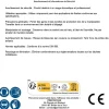 1000 Ecrous Freins Indésserrables M8 mm - DIN 980 - 8 - Zingué blanc - D-Work