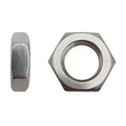 100 Ecrous Hexagonaux Bas M10 mm - DIN 439 - Inox A2 - D-Work