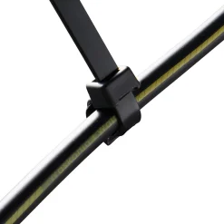 25 embases de fixation sur maçonnerie Diall pour collier de serrage 9 mm noir