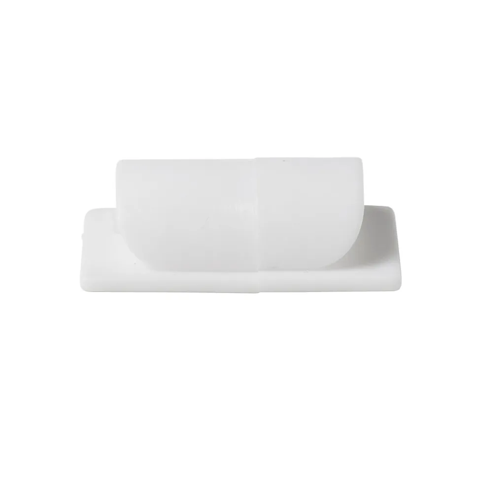 4 embases de rangement de câble Diall 5 mm blanc