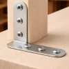 2 Equerres contre coudée L. 80 x H. 16 x EP. 65 mm