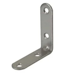 4 Equerres de chaise Acier Inox l.15 x H.25 x P.25 mm
