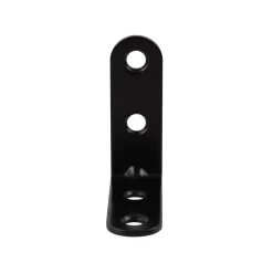 4 Equerres de chaise Acier Noir l.14 x H.30 x P.30 mm