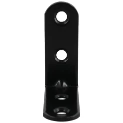 4 Equerres de chaise Acier Noir l.14 x H.40 x P.40 mm