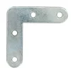 4 Equerres de chaise Acier Inox l.80 x H.25 x P.25 mm