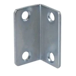 4 Equerres spéciale Acier zingué 45 x 25 mm