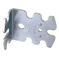 2 Equerres spéciale Acier zingué L.42 x H.25 x EP.50mm