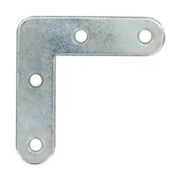 4 Equerres spéciale Acier zingué L.10 x H.50 x EP.50mm