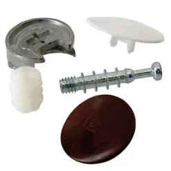 2 ferrures d'assemblage + Goujon ø25 x H. 12 mm