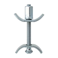 2 ferrures d'assemblage de plan de travail Ø6 x L.65 mm acier zingué Diall