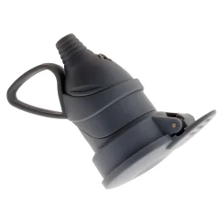 10 fiches femelles clapet 16A 2P+T gris Zenitech