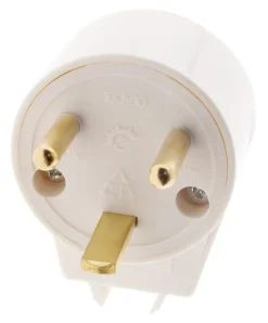 5 fiches mâles 20A coudées 2P+T Zenitech