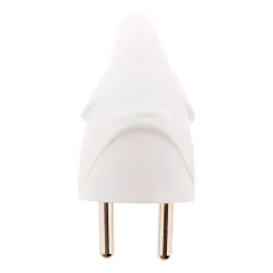 10 fiches mâles coudées 16A 2P+T blanc Zenitech