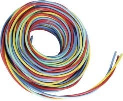 3 fils 2,5mm² H07VU RO/BL/VJ couronne 5 m