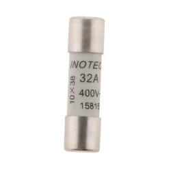 5 fusibles céramique 10,3x 38 32A + voyant Zenitech