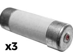 3 fusibles céramique 8,5x 31,5 20A à voyant NF - Zenitech
