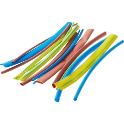 15 gaines thermorétractable colorées ø8/ø6/ø4/ø3/ø2 mm