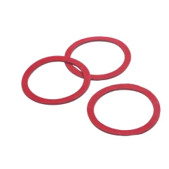 3 joints plat fibre rouge intérieur raccord Noyon et Thiebault 50x60mm