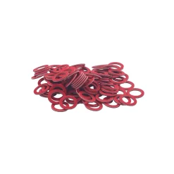 100 joints plat fibre rouge intérieur raccord Noyon et Thiebault 15X21mm