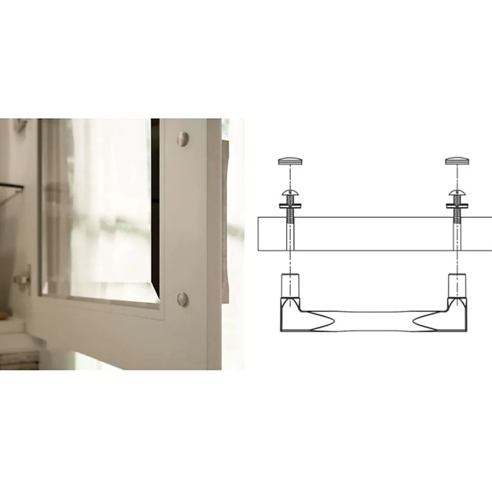 1 kit composés de 25 vis M4X275 mm zinguée Lot de 25