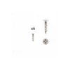 1 kit composés de 6 vis 4X18 mm galvanisé Nickel millésimé Lot de 25