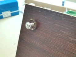 1 Kit composés de 50 cache-vis nickel brillant