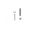 1 kit composés de 25 vis M4X275 mm zinguée