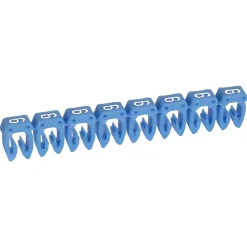 038106 Legrand - Boite De 1000 Repères Cab 3 Pour Fils 0,15mm² à 0,5mm² - Marquage Chiffre 6 Bleu