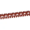 038222 Legrand - Boite De 1200 Repères Cab 3 Pour Fils 1,5mm² à 2,5mm² - Marquage Chiffre 2 Rouge