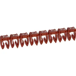 038212 Legrand - Boite De 1200 Repères Cab 3 Pour Fils 0,5mm² à 1,5mm² - Marquage Chiffre 2 Rouge